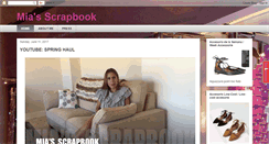 Desktop Screenshot of miasfashionscrapbook.com